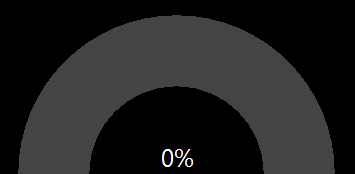 An animated screenshot of the gauge control
